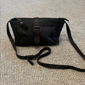 Beatriz Furest Swedish designer brown leather purse.  Never used.
